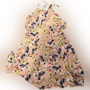 Mossimo Pink Floral Sun Dress Summer Target XL